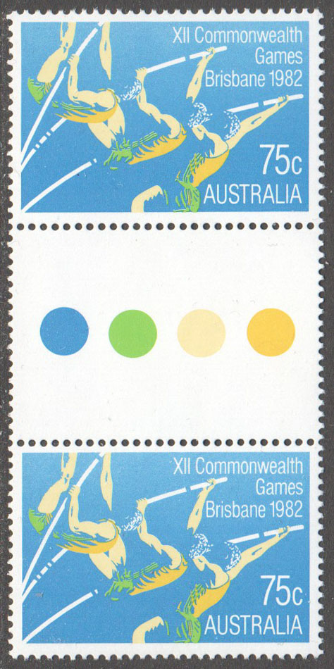 Australia Scott 845 MNH Gutter Pair - Click Image to Close